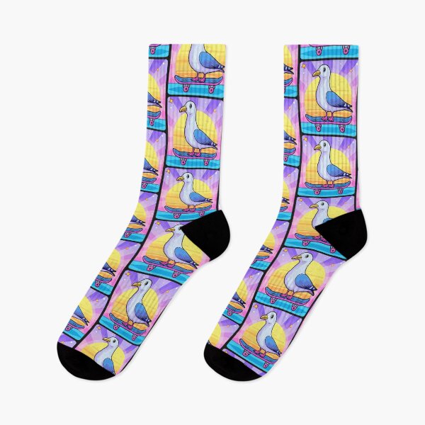 Item preview, Skater Seagull at Sunset designed and sold by hookline.