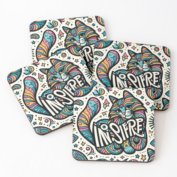 Item preview, inspite cacat, cute cat inspire designed and sold by WP-7824.
