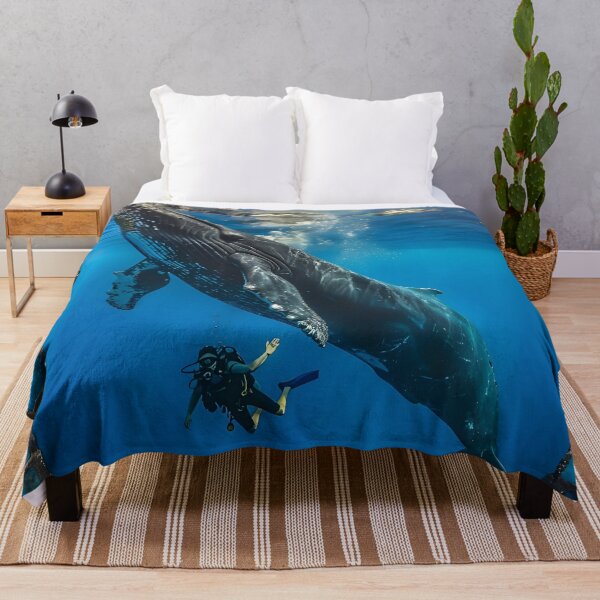 Item preview, Majestic Whale and Diver in Stained Glass designed and sold by mebraart.