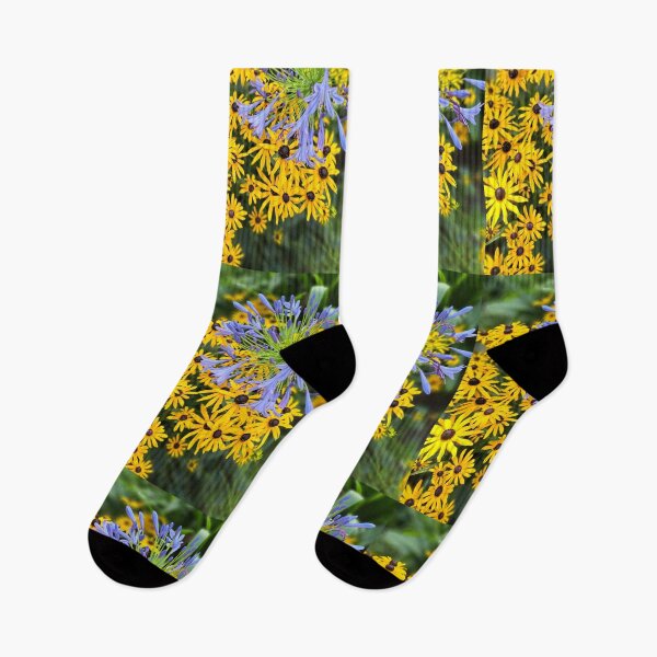 Item preview, Yellow field flower flowers tapestry wildflowers  photography designed and sold by Coolparrotgirl.
