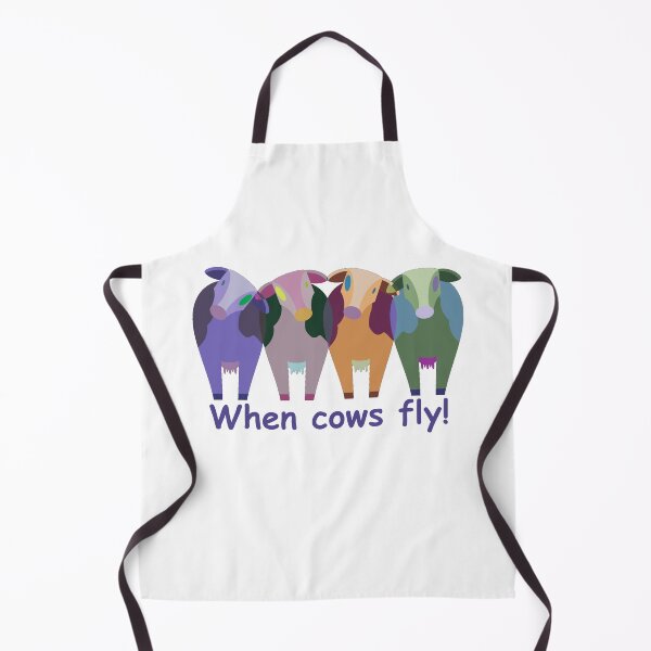 Item preview, When cows fly designed and sold by Sch1Stickers.