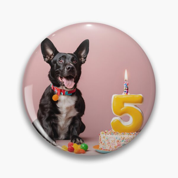 Item preview, Dog's Fifth Birthday designed and sold by jonicmarko.
