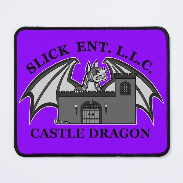 Item preview, CASTLE DRAGON PURPLE HAYES  designed and sold by SlickBallz.