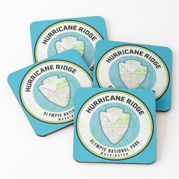 Item preview, Olympic National Park Map - Hurricane Ridge designed and sold by Willz Designz.