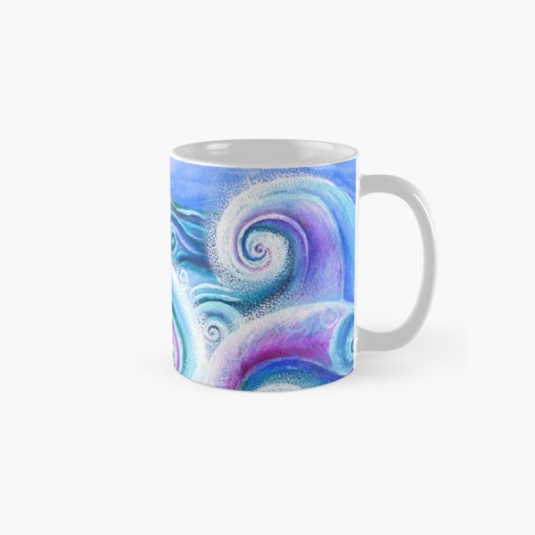 Fibonacci's Wave, Ocean Art. Classic Mug