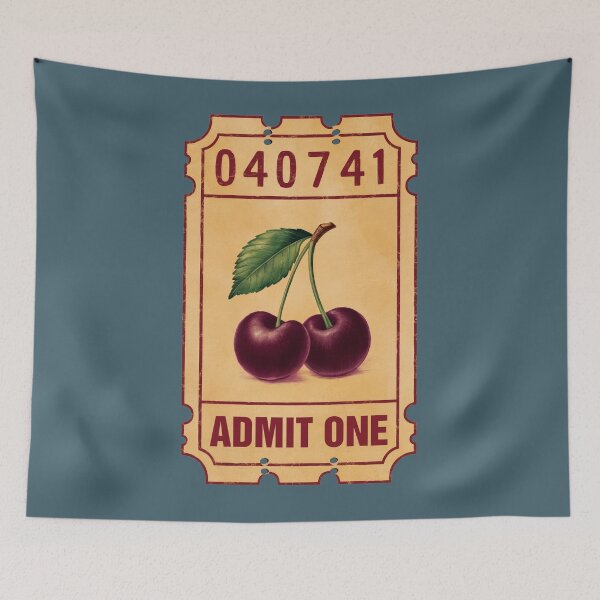 Item preview, Cherry ticket  designed and sold by MOVALENDA.