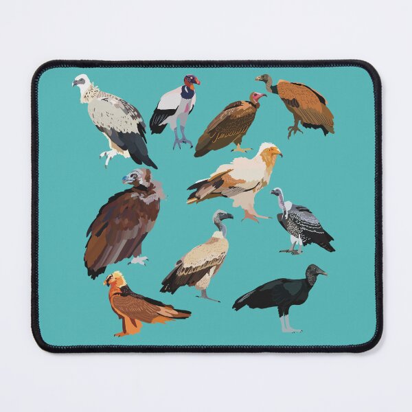 Item preview, V is for Vulture.Vulture Illustration – Majestic Scavenger Bird Wildlife Art designed and sold by PrettylittlepastelUk.