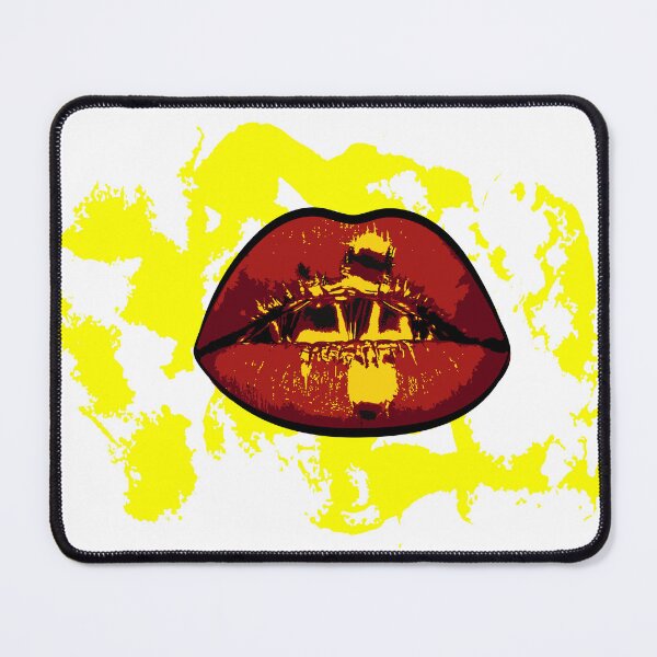 Item preview, Glamorous Gold: Seductive Lips with Gilded Teeth designed and sold by DonVivaldo.