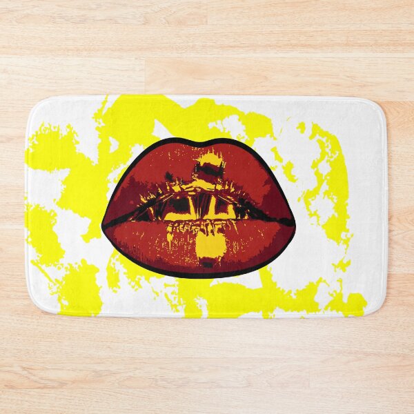 Item preview, Glamorous Gold: Seductive Lips with Gilded Teeth designed and sold by DonVivaldo.