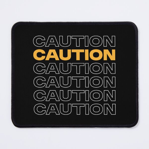 Item preview, Caution Design with Outline designed and sold by griceyvisuals.