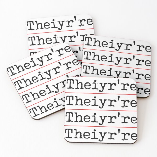 Item preview, Theiyr're - Grammer Police - Grammar Typo - Funny Teacher Gift - Their There They're - social media designed and sold by originalsusie.