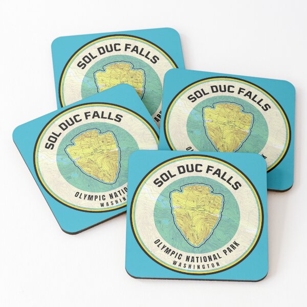 Item preview, Olympic National Park Map - Sol Duc Falls designed and sold by Willz Designz.