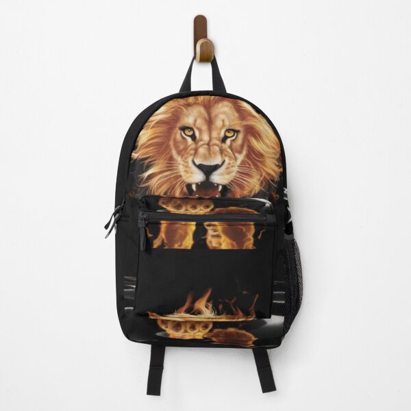 Item preview, Leo Zodiac on Fire Style for Leo Season | Golden Lion Black Background  designed and sold by gyrate.