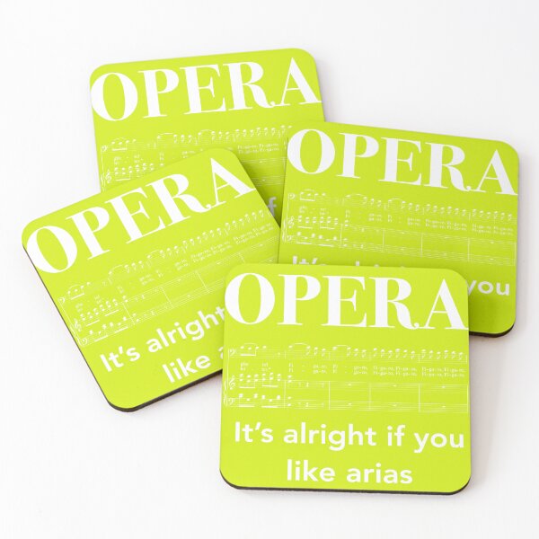 Item preview, Opera - it’s alright white writing designed and sold by ClaireBillson.