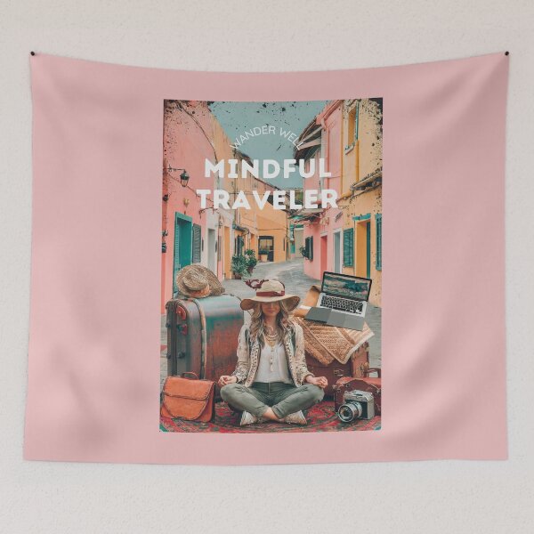 Item preview, Mindful Traveler designed and sold by NSBUBBLEPOD.