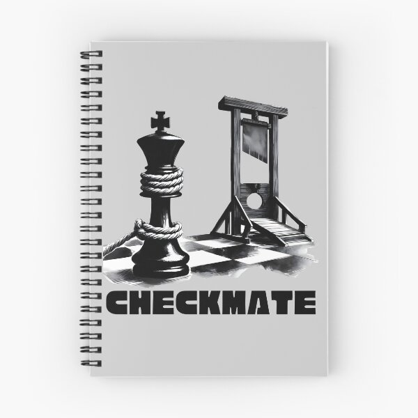 Item preview, Checkmate: Chess King facing Guillotine designed and sold by Nabucodonoshop.