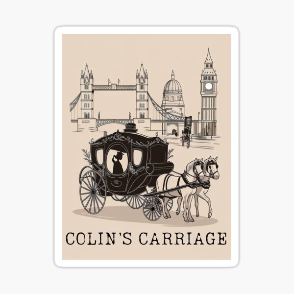 Aperçu de l'œuvre Les promenades en calèche de Colin | La Chronique des Bridgerton | Netflix créée et vendue par Zibis09.
