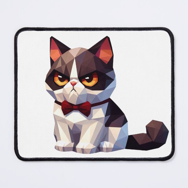 Item preview, Low poly cat design designed and sold by FreshArtFusion.