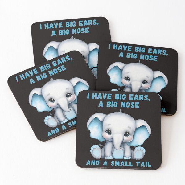 Item preview, I Have Big Ears a Big Nose and a Small Tail Funny designed and sold by Marcin-PL.