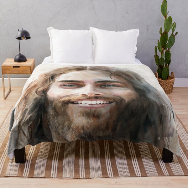 Item preview, Unique Digital Watercolor Portrait of Jesus Christ 20 designed and sold by VarnaChitra.