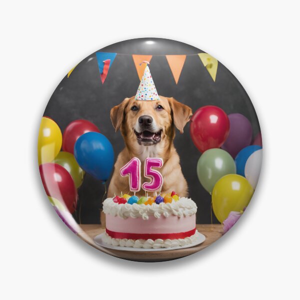 Item preview, Dog's Fifteenth Birthday designed and sold by jonicmarko.