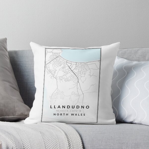 Item preview, Llandudno North Wales Minimalistic Street Map Decor  designed and sold by tbcreationsuk.