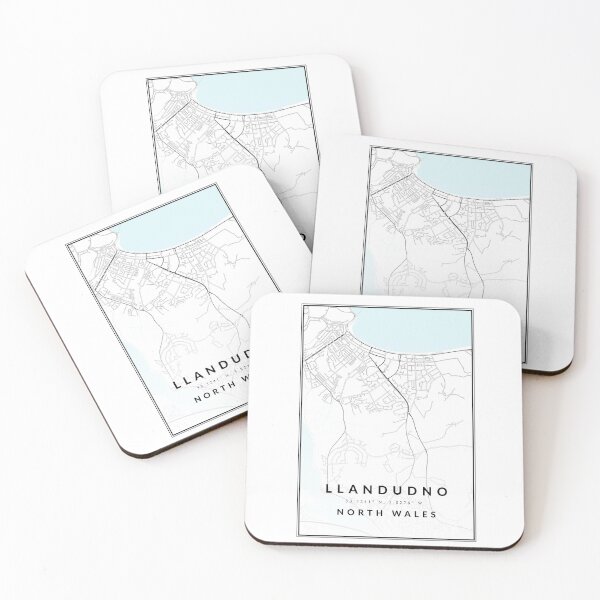 Item preview, Llandudno North Wales Minimalistic Street Map Decor  designed and sold by tbcreationsuk.