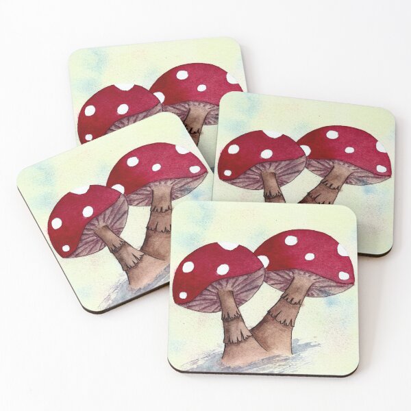 Item preview, Two Mushrooms are Better Than One designed and sold by storiedthreads.