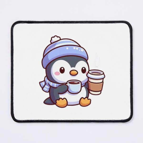 Item preview, penguin with coffee designed and sold by Eternalski.