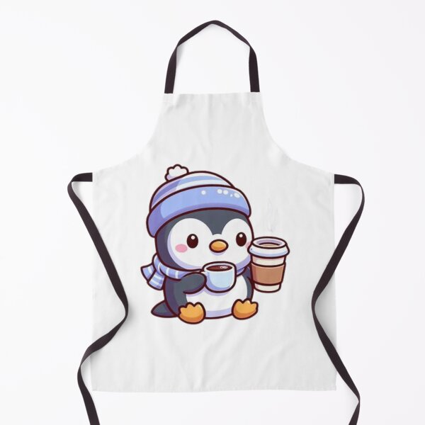 Item preview, penguin with coffee designed and sold by Eternalski.