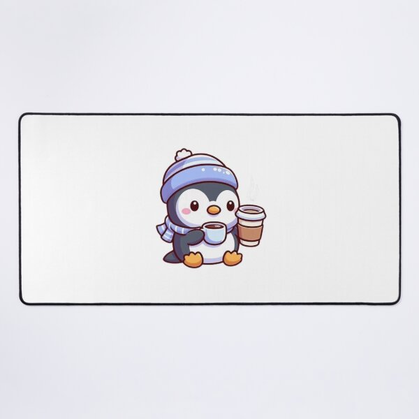 Item preview, penguin with coffee designed and sold by Eternalski.