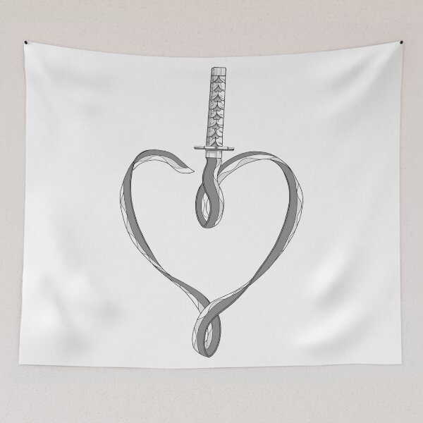 Item preview, Love breathing sword designed and sold by friends420.
