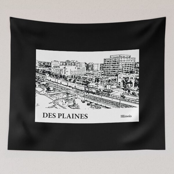 Item preview, Des Plaines Illinois designed and sold by Lakeric Cityscapes.