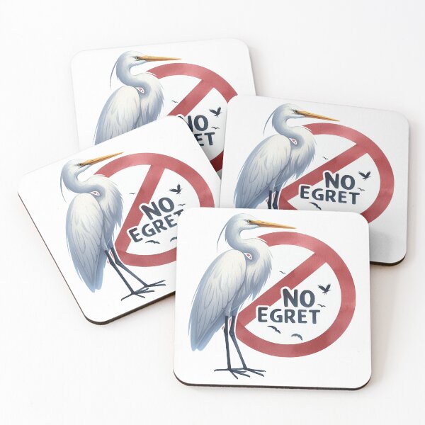 Item preview, No Egret designed and sold by maximinano100k.