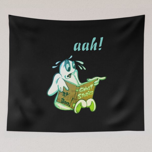 Item preview, Ghost reading ghost stories designed and sold by Sch1Stickers.
