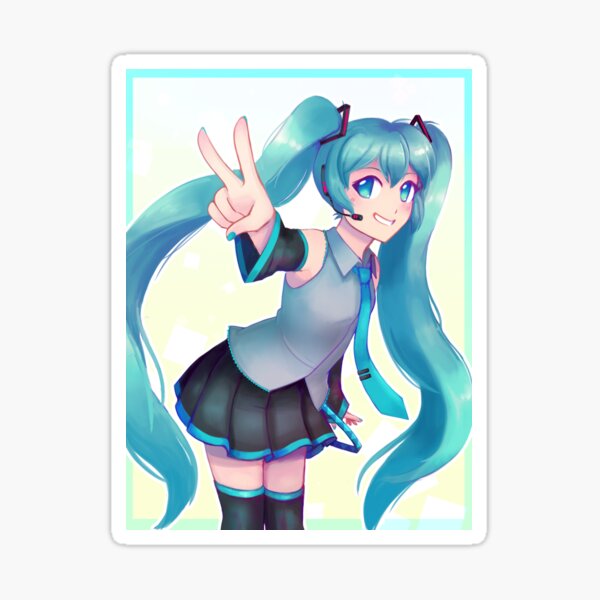 Item preview, Miku designed and sold by mimisdoodledump.