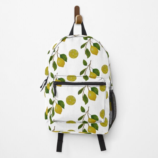 Item preview, lemon and lemon branch pattern designed and sold by dreamtravel.