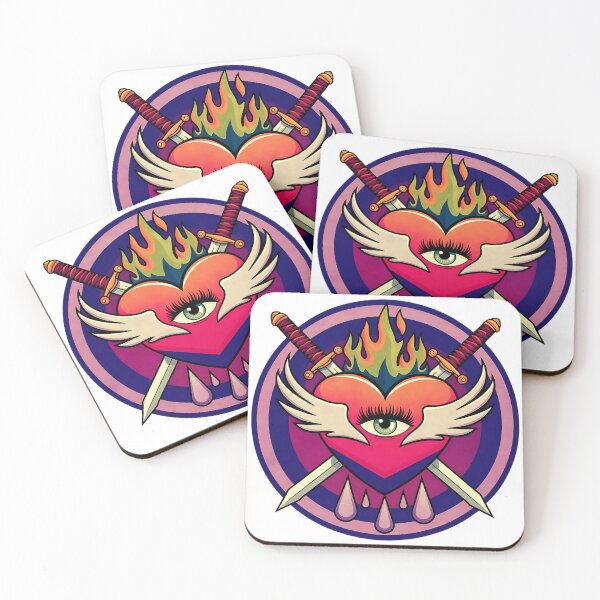 Item preview, Flaming Heart Eye designed and sold by MotivaChic.