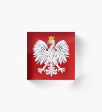 Armoiries de Pologne Bloc acrylique