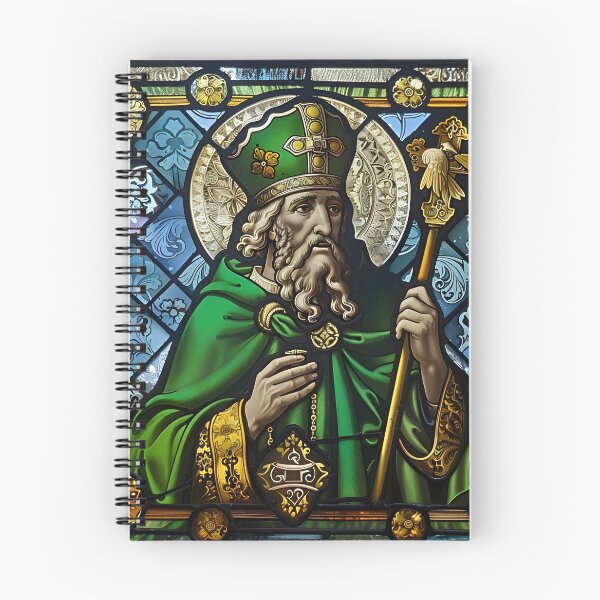 Item preview, Saint Patrick in Stained Glass designed and sold by mebraart.