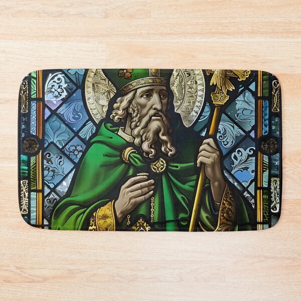 Item preview, Saint Patrick in Stained Glass designed and sold by mebraart.