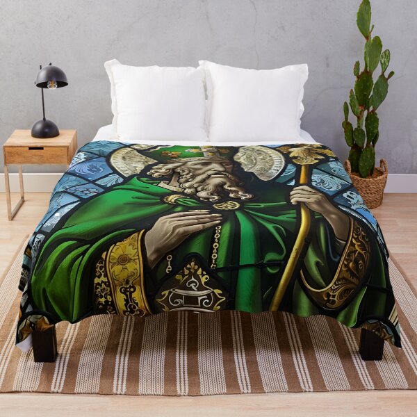 Item preview, Saint Patrick in Stained Glass designed and sold by mebraart.