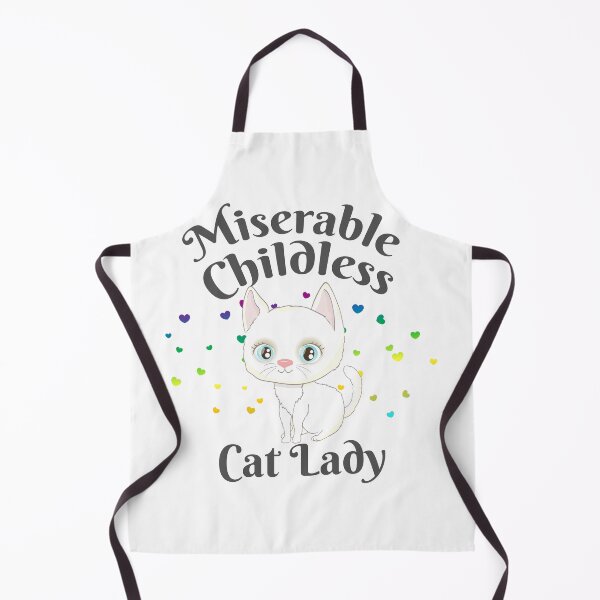 Item preview, Miserable Childless Cat Lady designed and sold by OddPopnyc.