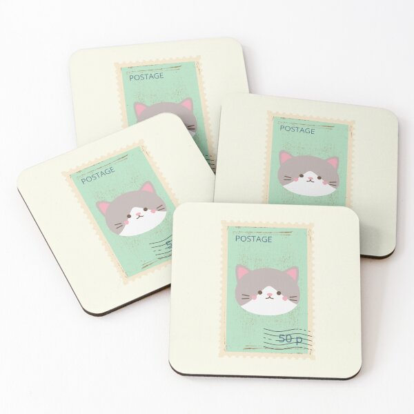 Item preview, Postage stamp cat designed and sold by Luisalaspu.