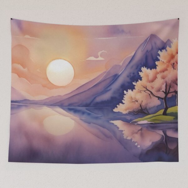 Item preview, Glacier lake designed and sold by MoxisWatercolor.