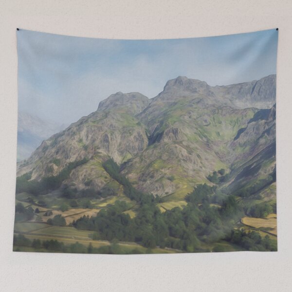 Item preview, Langdale Pikes, Great Langdale, The Lake District designed and sold by LazloWoodbine.