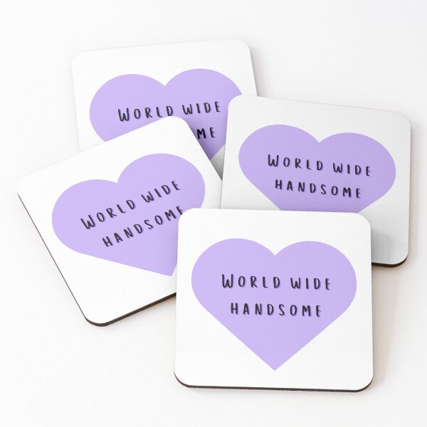 Item preview, World Wide Handsome Jin of BTS Purple Heart designed and sold by MintMochaMatcha.