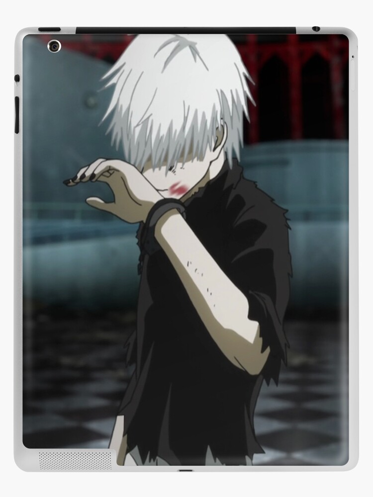 White Haired Kaneki Tokyo Ghoul Ipad Case Skin By Helloitssilver Redbubble