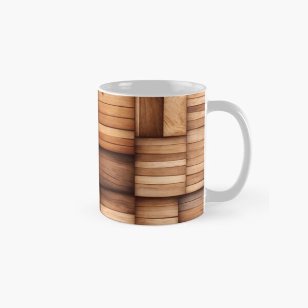 Item preview, Stacked Wood Pattern in Warm, Natural Tones designed and sold by MeLYQc.