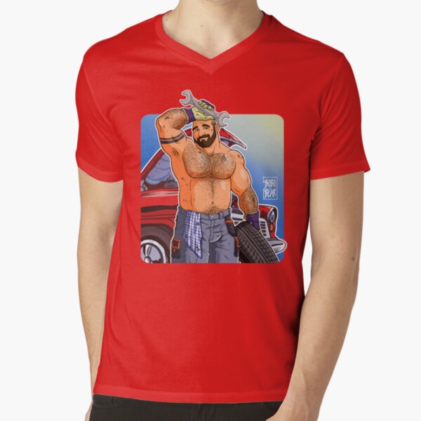 CARLOS LIKES CARS V-Neck T-Shirt